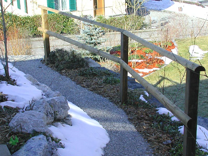 Holzgeländer – Kaderli AG – Gartenbau