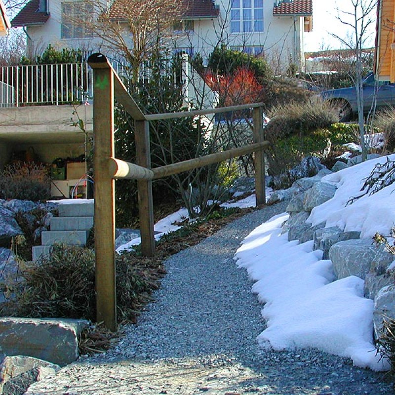 Holzgeländer – Kaderli AG – Gartenbau